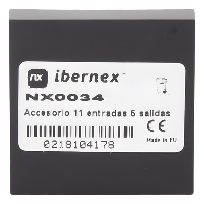 NX0034 - Ibernex Módulo de Entradas/Salidas Digitales / 11 EN + 5 SAL / Colector Abierto 2A/48VDC NX0034