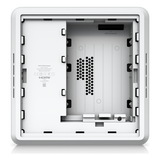UNVR-INSTANT - NVR Compacto IP / 6 Canales 4K / Switch PoE 6 Puertos GbE 40W / HDD 3.5" 24TB / HDMI Viewport / 220 x 220 x 47 mm (8.7 x 8.7 x 1.9 in)