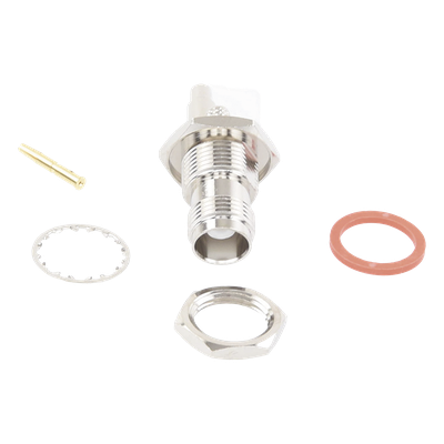 RFT-1212-B - Rf Industries,Ltd Conector TNC Hembra / Montaje Chasis Tipo D Plano / Anillo Plegable