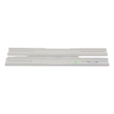 TX-PROM5 - Montaje de Poste / Abrazaderas 3' a 5' / Acero Calibre 16 / 394 x 73 x 12 mm / Ajustable 200-370 mm