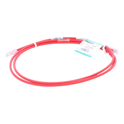 UTP28X7RD - Cable de Parcheo UTP / Cat6A / 28AWG / CM-LSZH / 2.13 m (7 ft) / Rojo