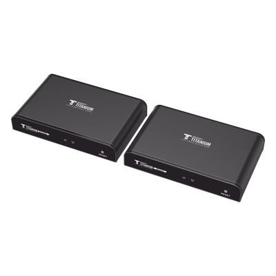 TT-383-PRO-4.0 - Kit Extensor HDMI para distancias de 120 metros / Resolución 1080P a 60Hz / Cat 6 / Soporta conexión Uno a Uno y Uno a Muchos / Soporta hasta 253 Rx / Salida Loop / Baja Latencia / Uso 24/7 / Soporta HDbitT / Compatible con Switch Gigabit