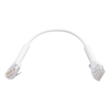 UC-PATCH-RJ45 - Cable Patch Ethernet Cat6 / 22 cm (0.72 ft) / Conector RJ45 Flexible / Diámetro 5.5 mm / 10 Gbps / Blanco