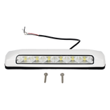 XLTE2205W - Luz de Escena LED / 6 LED / 75 lm / IP67 / 12-24 VCC / 0.1 A / 203 x 41 x 29 mm / 8 x 1.6 x 1.1 in / -30°C a +50°C / Bisel Blanco