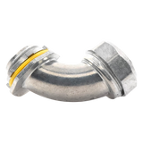 ANC-HLC-100 - Conector Curvo para Tubo Liquidtight / 1" (25 mm) / Acabado Bruñido / UL 514B / NEMA FB-1