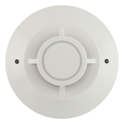 W-H355R - Detector de calor inalámbrico / Termovelocimétrico + fijo 135 °F (57 °C) / Tasa 15 °F/min / Red mallada 902-928 MHz / Base incluida
