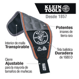 55895 - Klein Tools Muñequera Magnética / Imanes de Tierra Rara / Tela Balística 1680D 55895