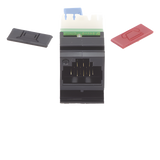 MX6-F01 - Siemon Jack UTP Categoría 6 / Terminación 110 / Montaje Plano MX6-F01