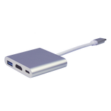 TT-USB-CAV - Adaptador Multipuerto USB-C / HDMI 4K / USB 3.0 5 Gbps / Carga PD 65W / 3-en-1 / Plug and Play
