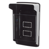JY-003-B - Carcasa Protectora Universal Color Negro con Tapadera de Acrílico / Medidas 245 × 143 × 83 mm / Compatible con Múltiples Modelos de Control de Acceso