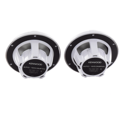 KFC-1653MRW - Par de altavoces fabricados en grado marinos en color blanco de 6.5" potencia máxima de 150 W