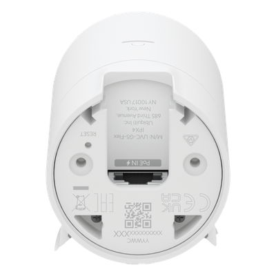 UVC-G5-FLEX - Ubiquiti UVC-G5-Flex Cámara IP PoE 4 MP, Iluminadores IR 6 M, Micrófono Integrado