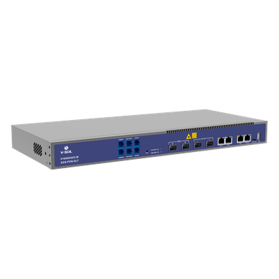 V1600XG02-W - OLT / 2 Puertos XGSPON/GPON con WDM / 4 Puertos Uplink / Hasta 512 ONUs / 1.45 x 0.66 x 0.14 pies