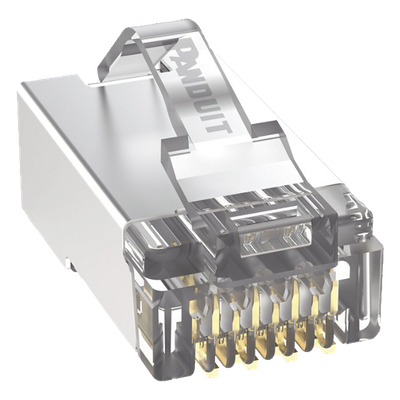 MPS588-C - Panduit Plug RJ45 Cat5e Blindado / 50μ Oro / 24-26 AWG MPS588-C