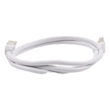 LP-STP-6A-100-WH - Patch Cord / Cat6A Blindado / 10G / 1.0 m (3.28 ft) / 500 MHz / AWG 27 / Blanco