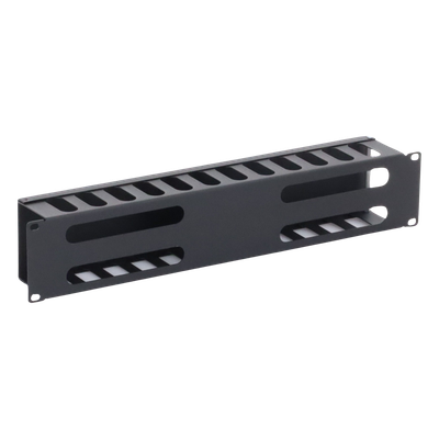 TH-ORG-2UR - Organizador de Cables Horizontal / 19" / 2UR / Acero Calibre 18 / Tapa PVC / 2.52' (30.24 in) de Profundidad