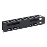 TH-ORG-2UR - Organizador de Cables Horizontal / 19" / 2UR / Acero Calibre 18 / Tapa PVC / 2.52' (30.24 in) de Profundidad