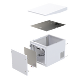 LP-FORTE-6078-09U - Linkedpro By Epcom Gabinete Exterior para Rack / 9 UR / Profundidad 705 mm (2.3 ft)