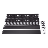 WMPV45E - Organizador Vertical de Cables / Doble Cara / 45 RU / 5x12in / 4.9in Ancho / 6.9ft Altura / Negro
