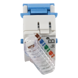 U5-K06NS - Jack Keystone / Cat5e UTP / Punch Down 110 / T568A-B / -10 a 60 °C / 24-22 AWG