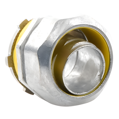 ANC-HLR-100 - Conector Recto Liquidtight / 1" (25 mm) / Acabado Bruñido / UL 514B / NEMA FB-1