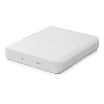 UF-TERMINAL-BOX - Caja Terminal de Fibra Óptica para Exterior / IPX5 / Montaje en Poste Ø35-60 mm (1.38-2.36') / Policarbonato UV / 249×218×60 mm (9.8×8.6×2.4')