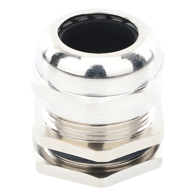 TXG-BM-27X1.5 - Conector Metálico Tipo Glándula / Rango 13-18 mm (0.51-0.71') / IP68-10 Rotativo / Latón Niquelado / -40℃ a 100℃