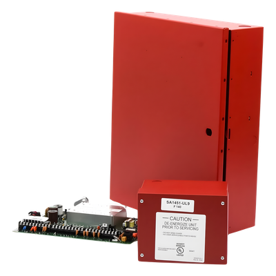 VISTA-128-FBP - Panel de incendio e intrusión / 8 zonas cableadas expandible a 128 / 8 particiones / Cableado, inalámbrico y V-Plex