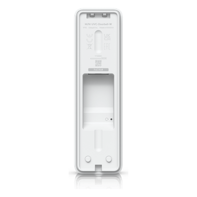 UVC-DOORBELL-LITE-W - Videoportero IP / 5 Megapixel / PoE / IR 5 m (16.4 ft) / Audio Bidireccional / Detección Inteligente / IPX5