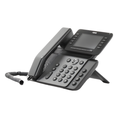 V65 - Teléfono IP Empresarial / 20 Líneas SIP / Pantalla 4.3" Ajustable / Wi-Fi 2.4/5 GHz / Bluetooth 5.0 / Puertos Gigabit / PoE