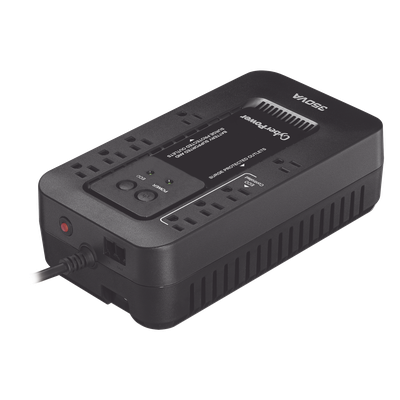 EC350G - CyberPower EC350G sistema de alimentación ininterrumpida (UPS) En espera (Fuera de línea) o Standby (Offline) 0,35 kVA 255 W 8 salidas AC
