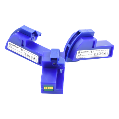 TS3 - Cápsula de Humo Sintético / Paquete de 3 Piezas / Compatible con Testifire TF1001, TF-2001, TF-2851-KIT / Uso Múltiple / Prueba Simultánea de Humo, Calor y CO