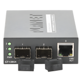GT-1205A - PLANET GT-1205A convertidor de medio 1000 Mbit/s Negro