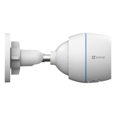CS-H3C - EZVIZ H3c Bala (forma) Cámara de seguridad IP Exterior 1920 x 1080 Pixeles Pared, Inalámbrico y alámbrico, Amazon Alexa & Google Assistant, Blanco