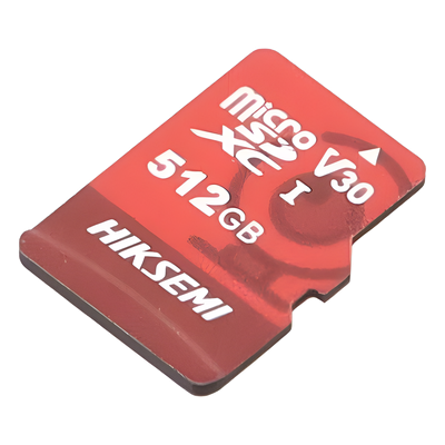 HS-TF-E1/512G - Memoria Microsd Hiksemi, 512GB, Clase 10, Especializada para Videovigilancia (Uso 24/7), Lectura 95MBS, Escritura 25MBS