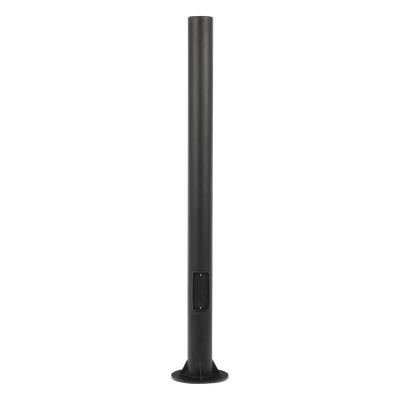 XGA-POLE-6MS - Poste Seccionado para Videovigilancia / 6 m (19.7 ft) / 3 Secciones / Base 140 mm / Espesor 3 mm / Brazo PTZ 500 mm / IP con Sellos / Color Negro