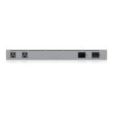 USW-MISSION-CRITICAL - Switch PoE Administrable / 8 Puertos PoE+ y PoE++ / 120 W Totales / Batería UPS 368 Wh / 2 Salidas AC 230 V / Rack 1U