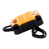 29601 - Multicontacto Powerbox 1, con 4 Salidas 120 Vca, 2 USB-A / 1 USB-C, Luces LED Integradas y Soporte Magnético