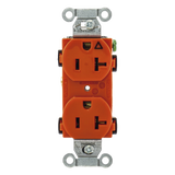 HUB-IG5352 - Hubbell Contacto Dúplex Grado Comercial / 20 A 125 V / NEMA 5-20R HUB-IG5352