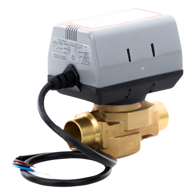 VC4013AM1000T - Válvula de Zona Motorizada / 2 Vías / 3/4" BSPT / Actuador 200-240 VAC / Cartucho Reemplazable / Agua-Glicol 60%