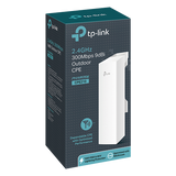 CPE210 - TP-Link 2.4GHz 300Mbps 9dBi Outdoor CPE puntos de accesos inalámbricos Si 300 Mbit/s 300 Mbit/s 2.4 - 2.483 GHz