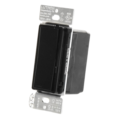 DVRF6LBL - Lutron Caseta Wireless Atenuador Inteligente de Pared / Control Deslizante / 150 W LED/CFL