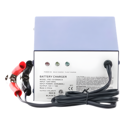 PSC-1212000ACX - Power Sonic Cargador de Baterías SLA/VRLA / 12 V / 40 a 120 Ah PSC-1212000ACX