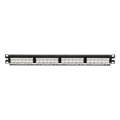 DP245E88TGY - Panel de Parcheo de Impacto / Categoría 5e / 24 Puertos / 1UR / 19 Pulgadas / PoE 100W / T568A/B