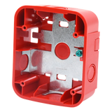 SBB-RL - System Sensor Caja de Montaje en Pared / Para Sirena / Color Rojo SBB-RL