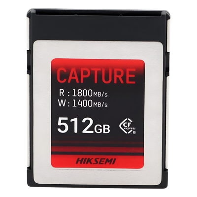 HS-CFE-E300/512G - HIKSEMI by HIKVISION Memoria CFexpress Tipo B / 512 GB / 1800 MB/s Lectura HS-CFE-E300/512G