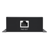 WI-POE61-24V - Convertidor PoE Industrial / Entrada 802.3 af/at / Salida PoE Pasivo 24V / Puertos RJ45 100/1000 Mbps / Alcance 100 m (328 ft) / Rango -10 a 70 °C