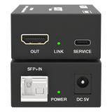 EPC-EF03HD - Extensor HDMI sobre Fibra Óptica | Resolución 4K2K@60Hz | Monomodo | 4:4:4 | Ancho de Banda 18 Gbps | Distancia hasta 10 km | HDCP 2.2 | HDR10+ Dolby Vision | Audio 7.1CH