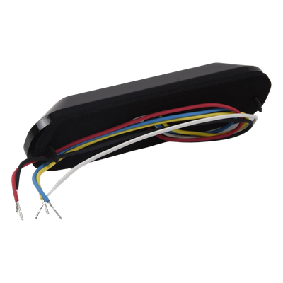 ED3704RC - Ecco Luz Auxiliar LED / 4 LEDs Bicolor Rojo/Claro / 22 Patrones de Destello ED3704RC