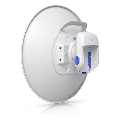 UISP-DISH-MINI - Antena Direccional Tipo Plato / 26 dBi / Frecuencia 5150 a 6875 MHz / Resistencia Viento 200 km/h (124.3 mph) / IPx6 / Montaje Directo Radio